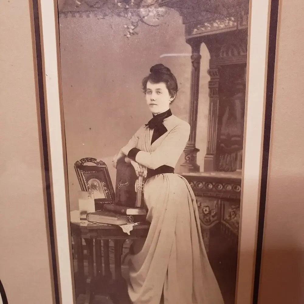 Antique Haunted Art, Sepia Tone Family Photo Collage
